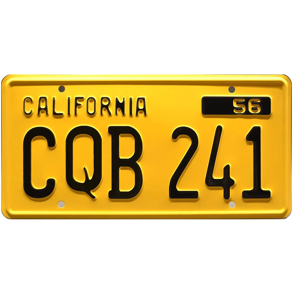 Машины знаменитостей Кристин | CQB 241 | Металлический номерной знак