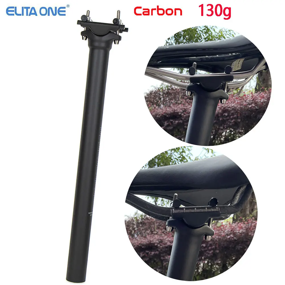 ELITA ONE Carbon Fiber Seat Post  Road/Mtb Bike Seatpost 130g UD Matte  27.2/31.6*350/400 mm bicycle parts