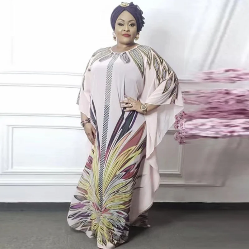 

Super Size New African Women's Dashiki Fashion Loose Long Dress African Dress For Women African Clothes Islamic Clothing