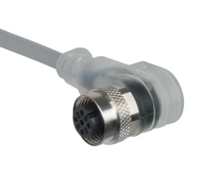 Фото A-K3P-M12-S-W-2M-GY-1-2LP-A-4 — штекер M12, кабель 2 м, IP67, серый шнур промышленного датчика №3