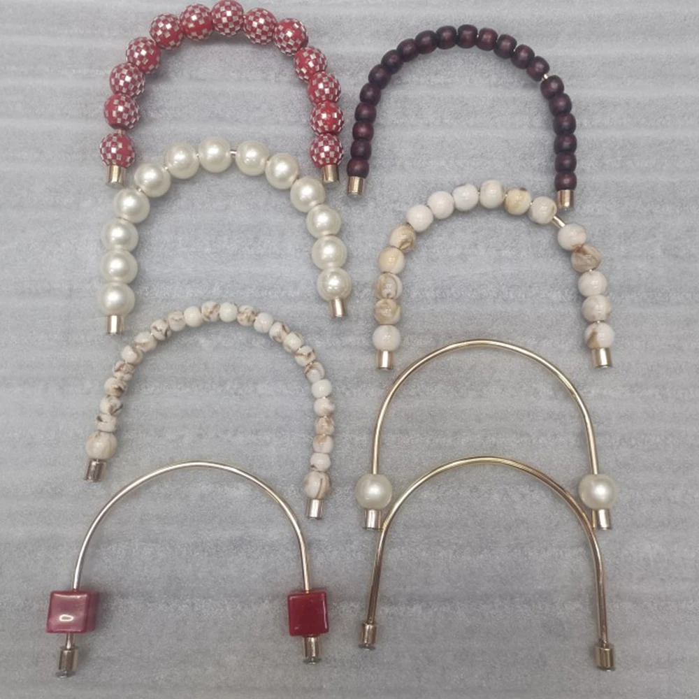 

1PC Metal Bag Handle Clutch Replacement Bag Frame For Handbag Handles Diy Purse Beaded Belt Bag Luggage Hardware Accessories