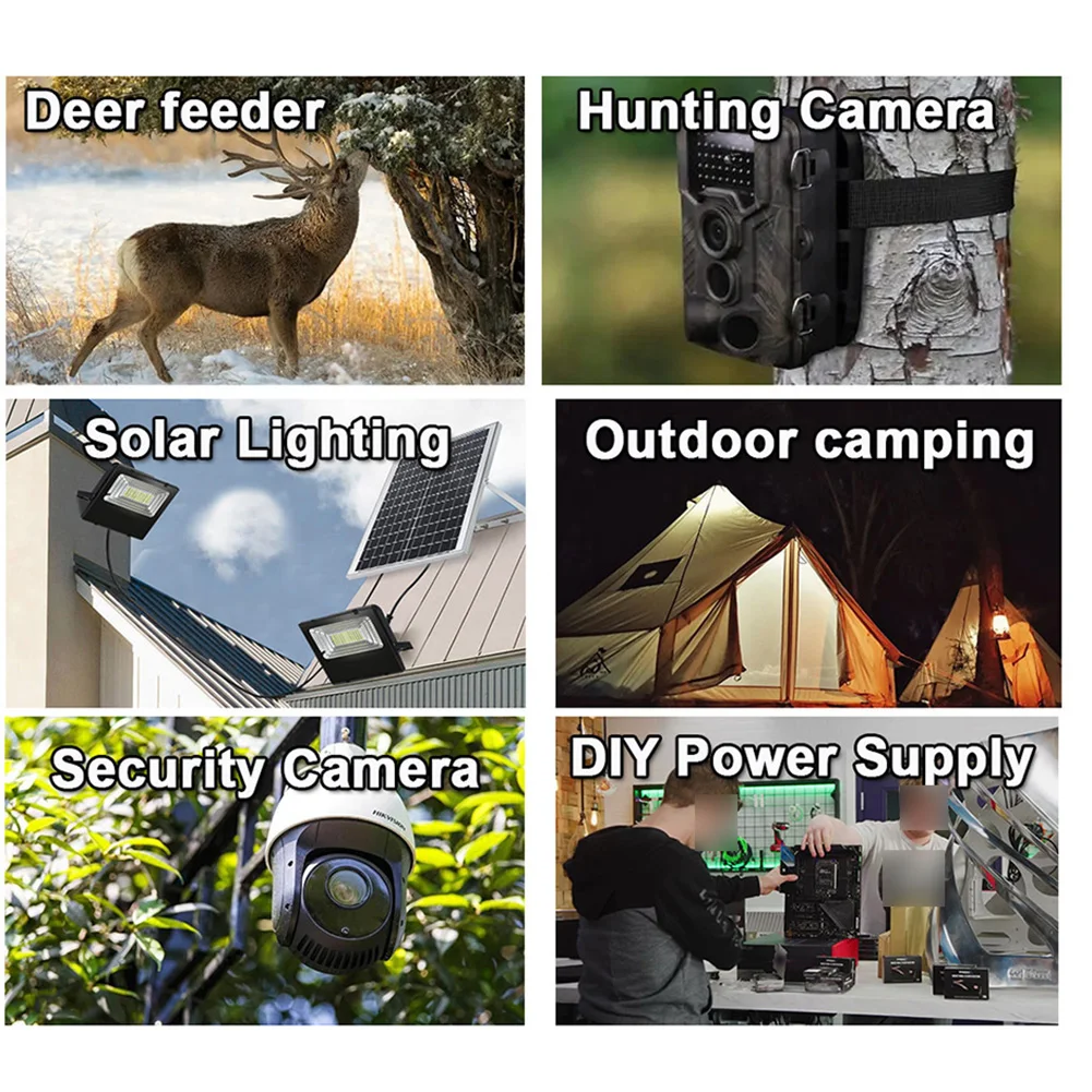 Солнечная панель для троп-камер с литиевой батареей емкостью 5000 мАч