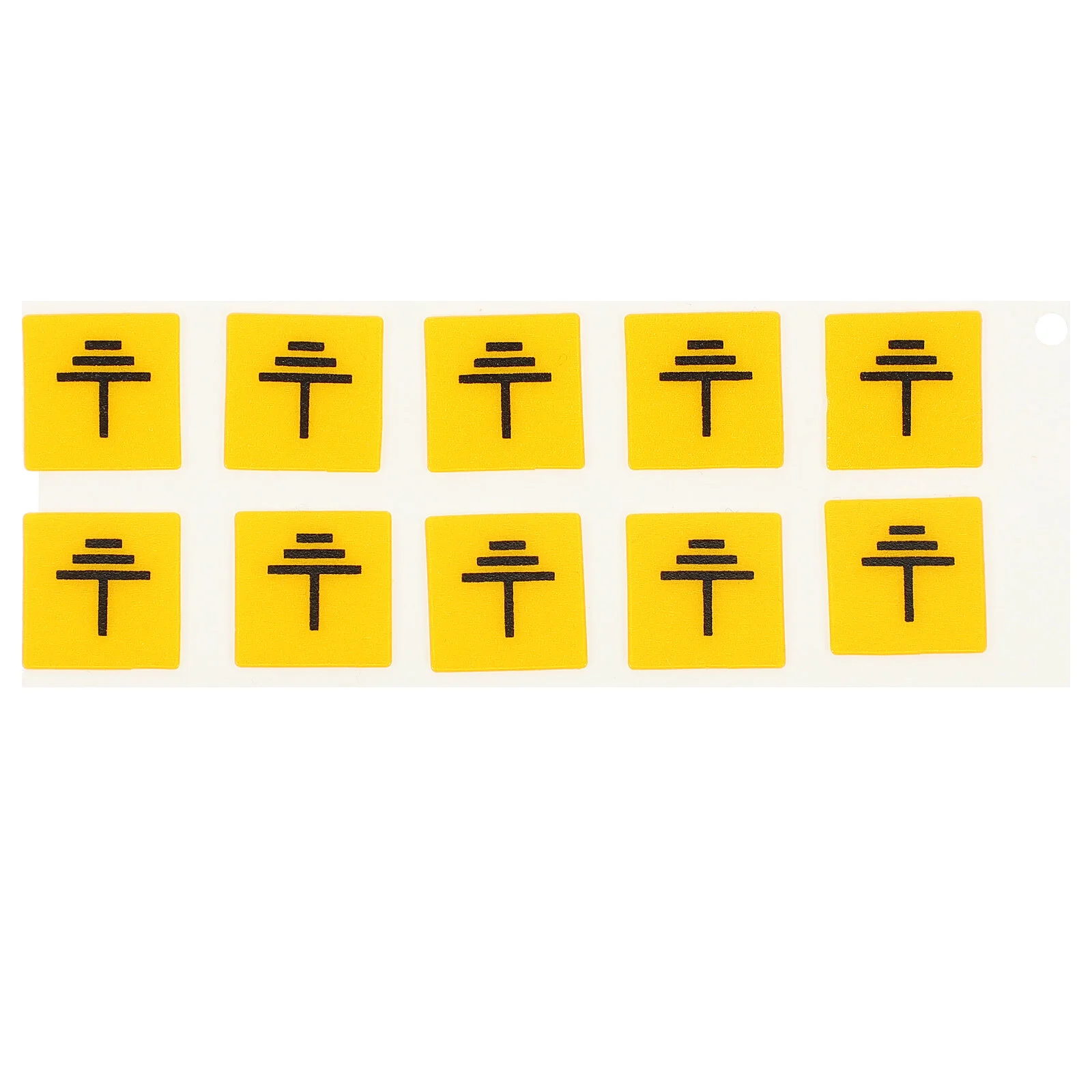 

10 Pcs Electronic Tags Mechanic Stickers Electrical Machine Warning Room Sign Panel Safety Decals Machinery