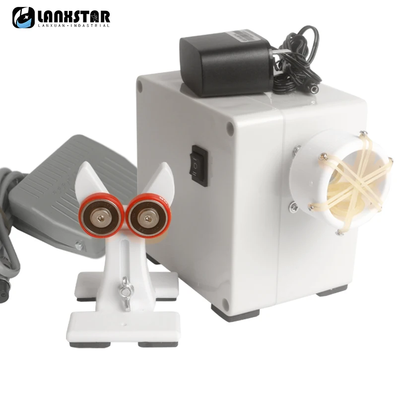 

Portable Professional Lure Fishing Rod Winding Machine DIY Fishing Rod Epoxy Resin Rotating Gluing Machine 0-30RPM Adjustabl