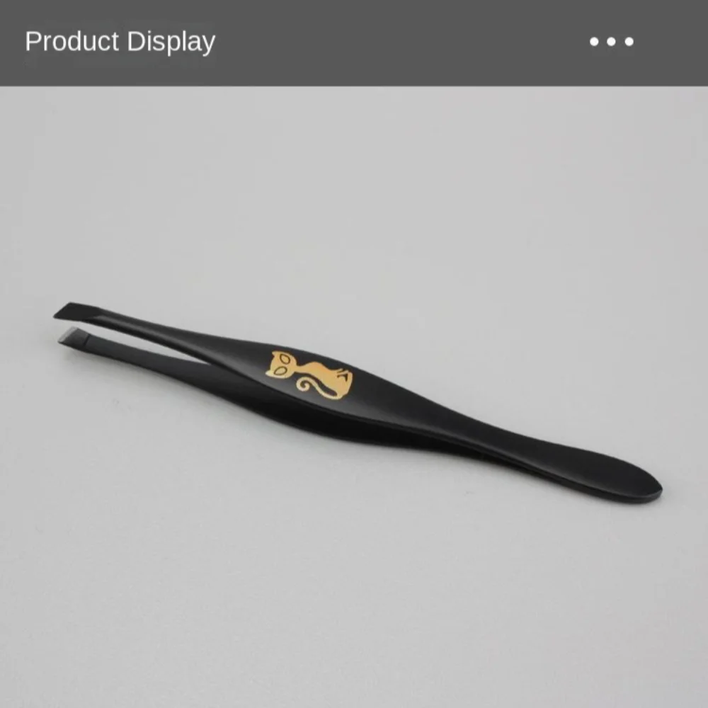 Наклонные пинцеты в форме щипцов для волос с мультяшным котом аэрозольная краска