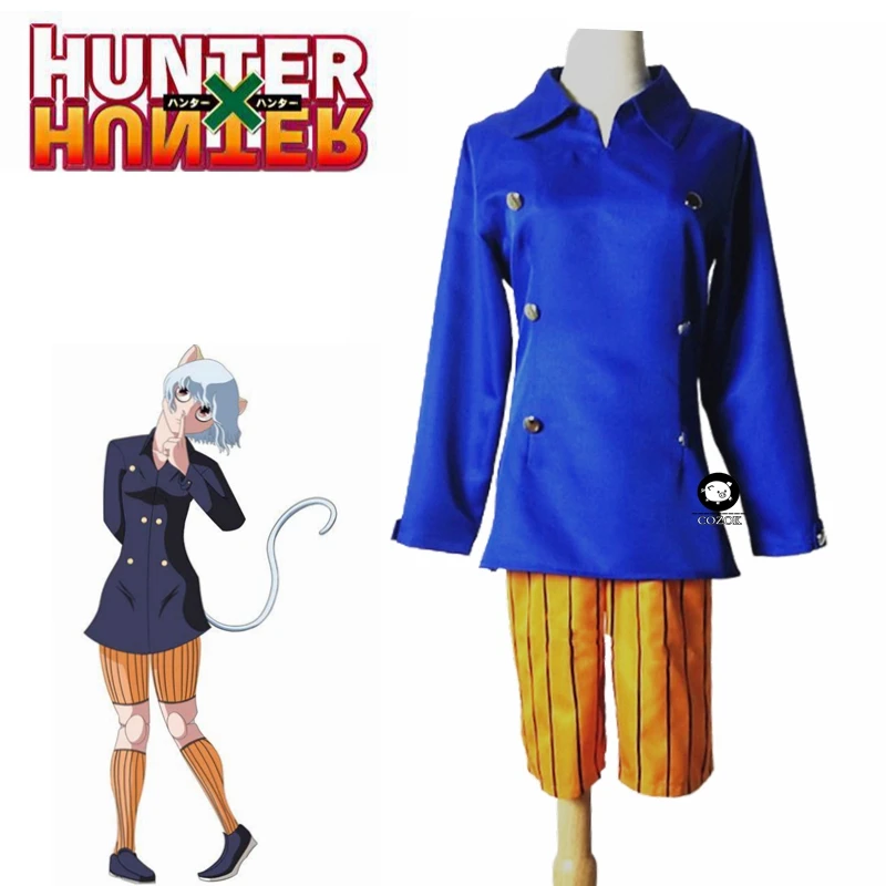 

Hunter x Hunter Neferpitou Halloween Party Made Cosplay Costume With Tail And Ear Custom Any Size