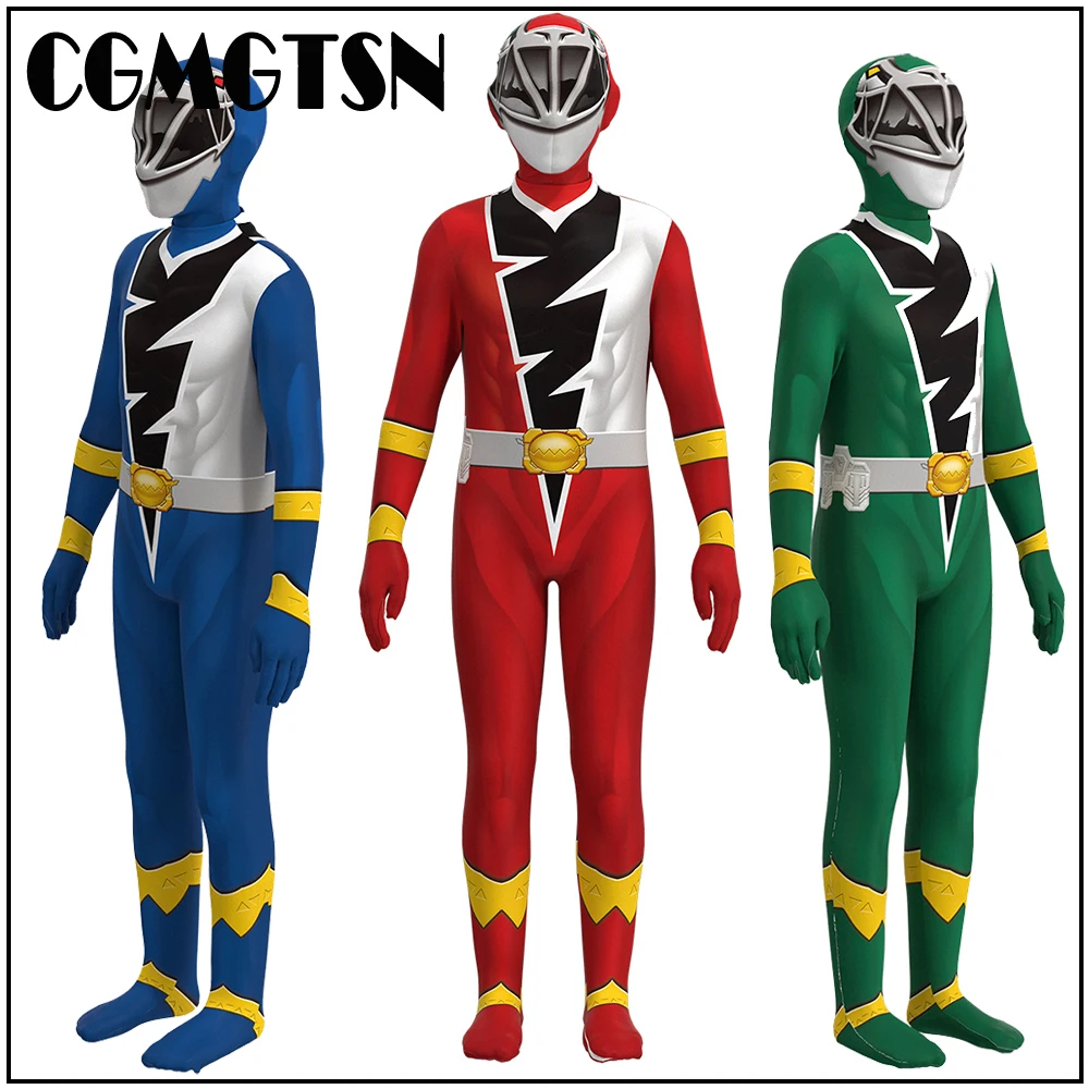 

COZOK Fancy Kids Adult Kishiryu Sentai Ryusoulger Cosplay Costume Halloween Birthday Jumpsuit for Children Men Party Clothes