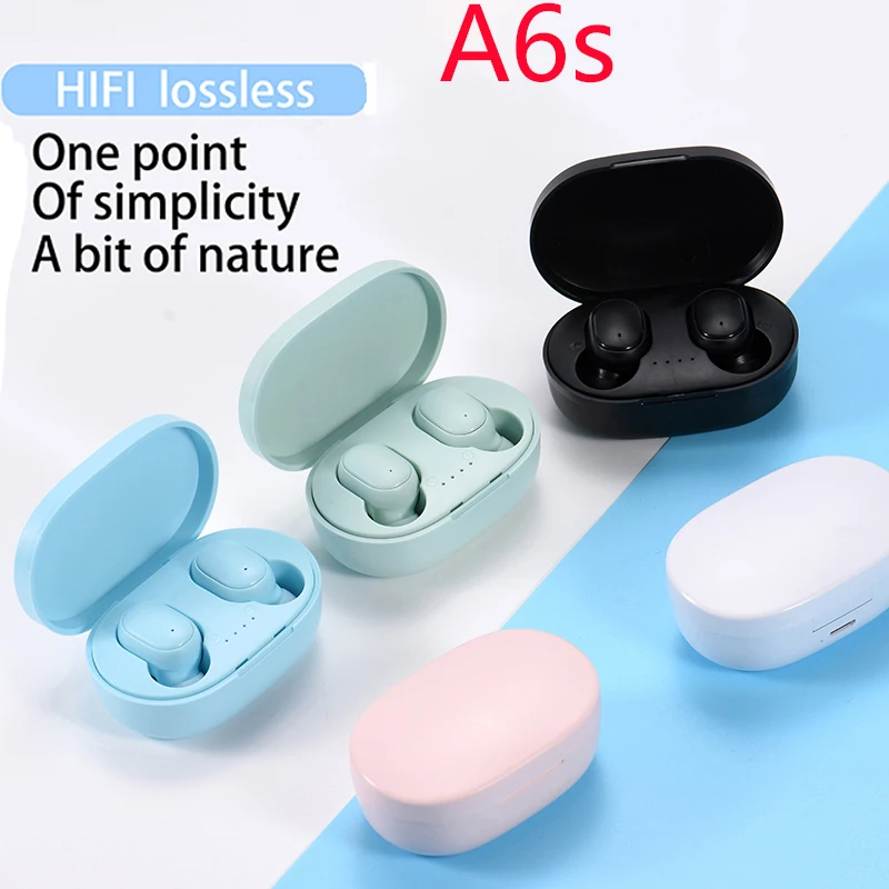 

2023 New Fone A6S Wireless Bluetooth Earphones TWS Stereo Noise cancelling Music headset Sport Earbuds For Smartphone PK E6S Y50