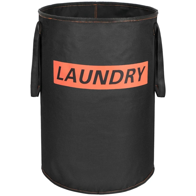 

Large Laundry Basket, Collapsible Round Laundry Hamper, Foldable Clothes Bag, Folding Washing Bin