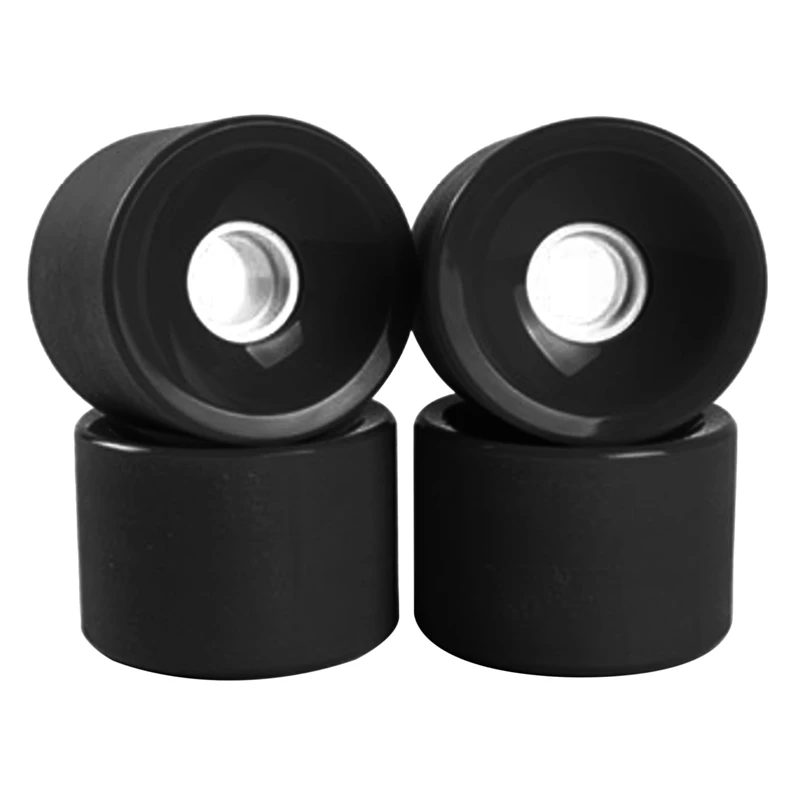 

4 Pack Skateboard Wheels PU Wearable Flexible Durable 70X51mm Skateboard Rebuilding Or Repair Kit