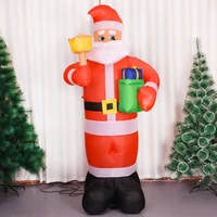led air inflatable santa claus snowman elk outdoor garden airblown new year christmas decoration gift for kids children toy