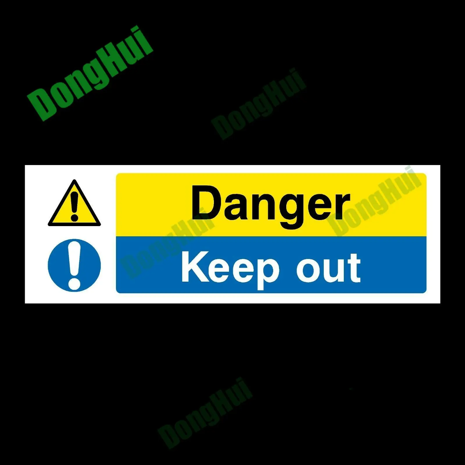 

Danger Keep Out Warning Caution Plastic Sign OR Sticker PVC Waterproof Car Sticker Car Window Decal Construction Sites