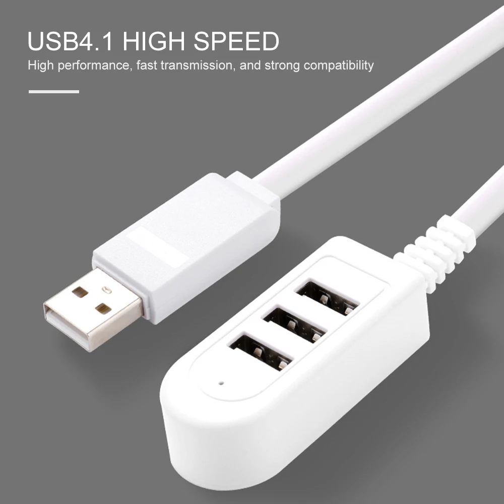 

Разветвитель 3-в-1 с Usb-портами, 30/120 см, 3 А