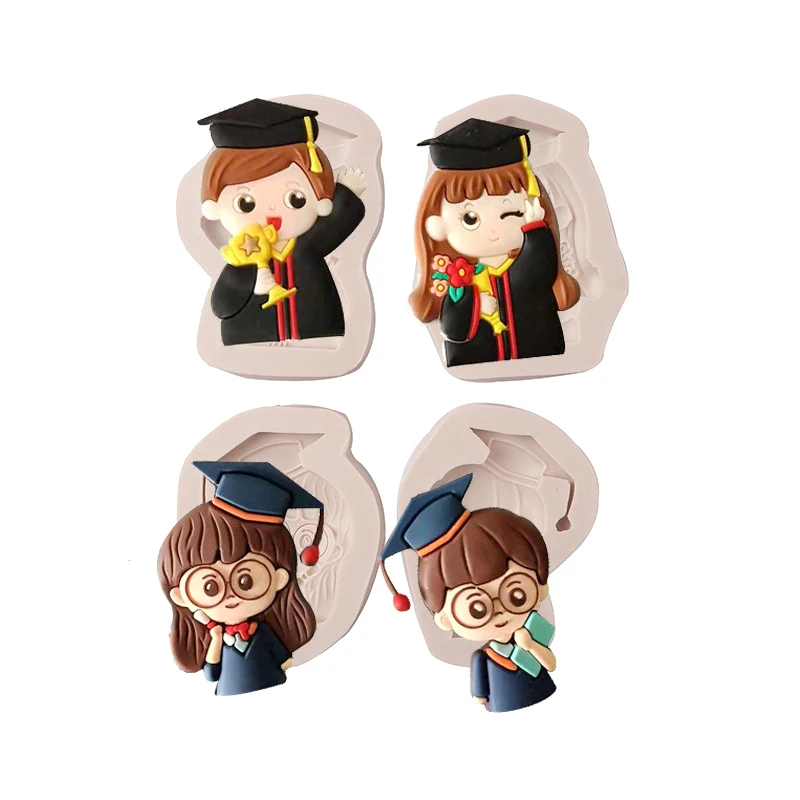 

Graduation Season Doctor Hat Cake Decoration Baking Mold Fondant Chocolate Mold