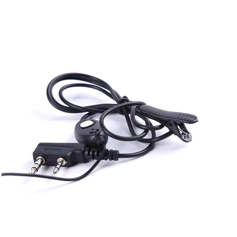 Walkie Talkie Two Pin M Plug K Plug Walkie Talkie Headset Earpiece with Mic PTT for Motorola Two Way Radio Walkie-talkie Earhook