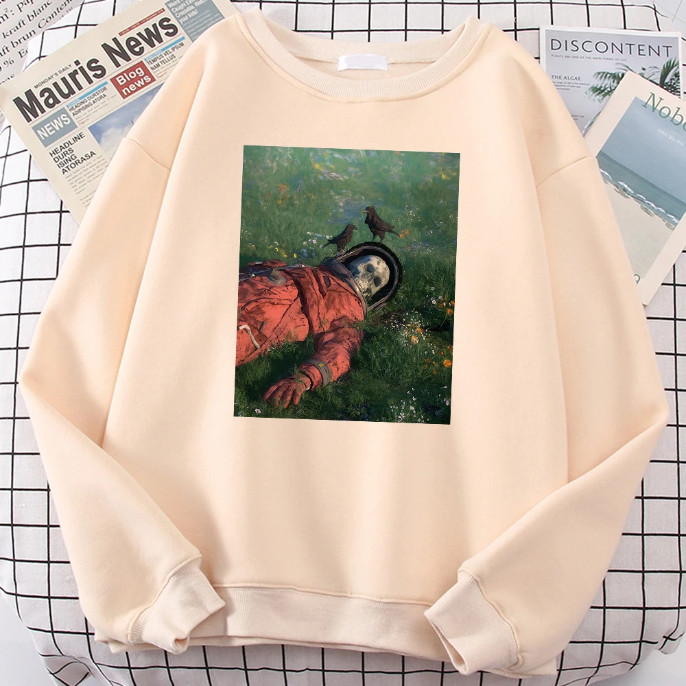 

Dead Skull Crow Vintage Manga Printed Mans Hoodie Fashion Crewneck Creativity Pullover Street Cool Clothing Cool Men Sweatshirt