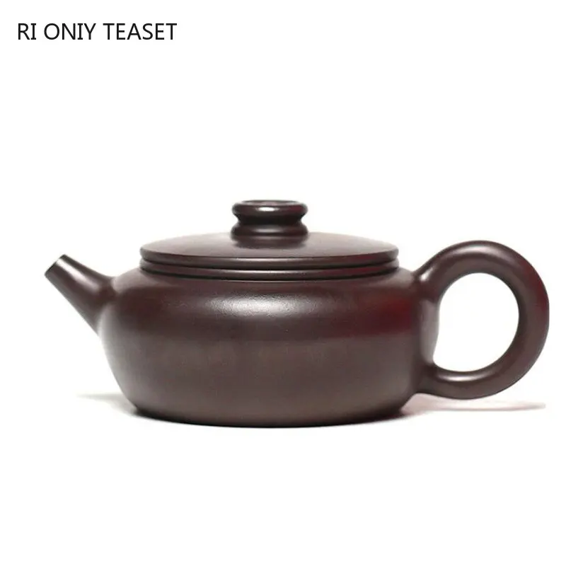 S Famous Handmade Tea Pot Raw Ore Black Zhu Mud Beauty Kettle Chinese Zisha Tea Set Teaware