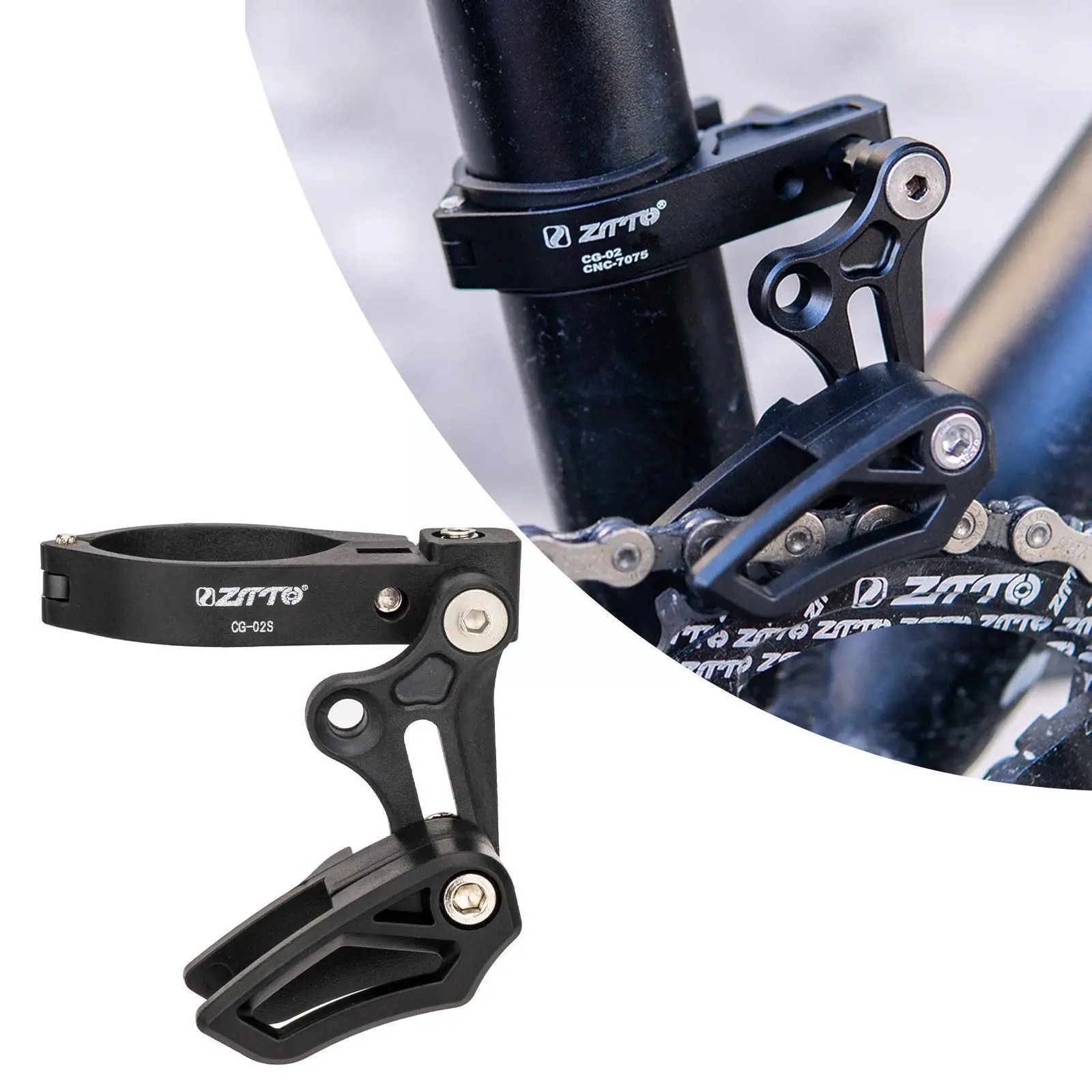 

Bike Chain Guide Drop Catcher Mtb Pulley Chains Stabilizer Chain Anti-drop Cover Frame Protector Guard Bike Chain Accessori F5t1