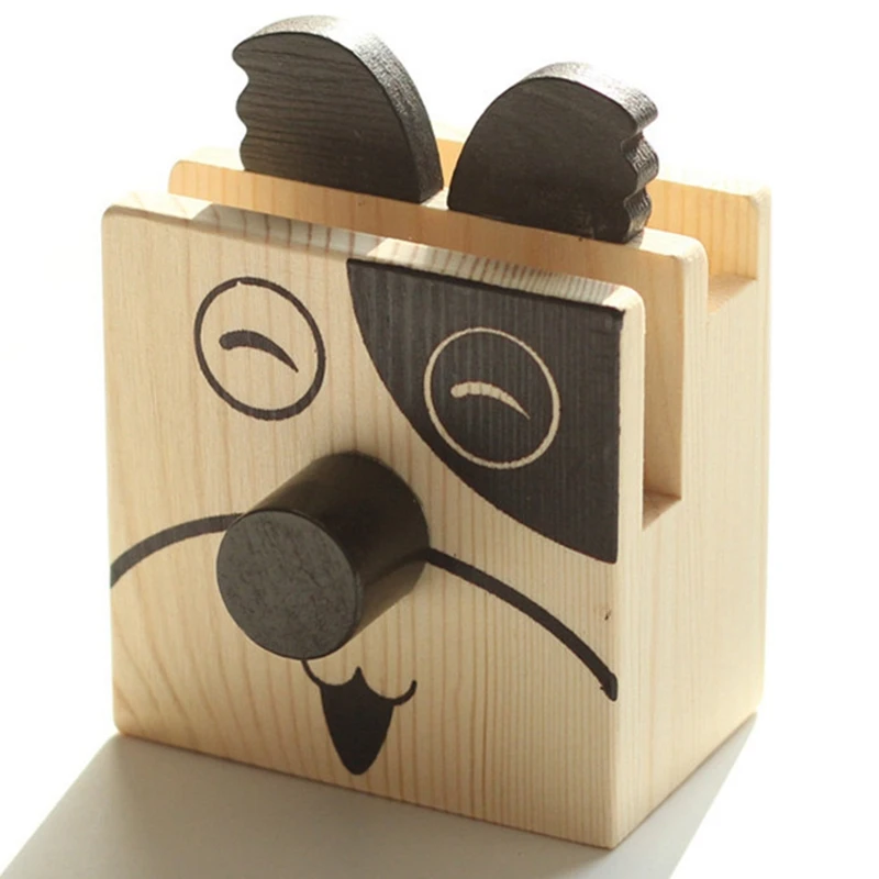 

Solid Wood Animal Multifunctional Pen Holder Glasses Holder Creative Storage Rack Mobile Phone Base Desktop Ornaments