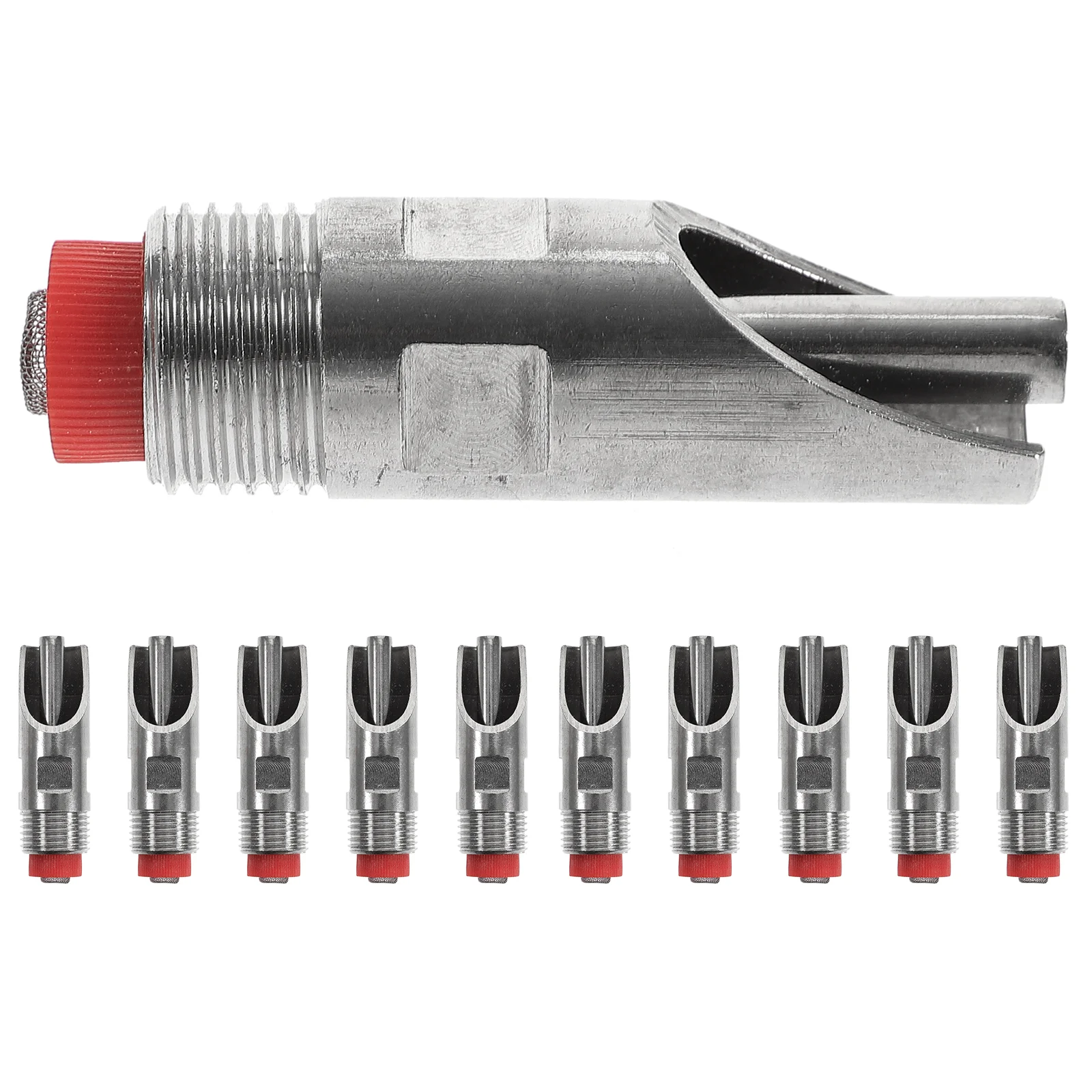 

10 Pcs Waterer Auto Feeder Chicken Waterer Waterer Piglet Water Feeder Polyethylene Livestock Feeder