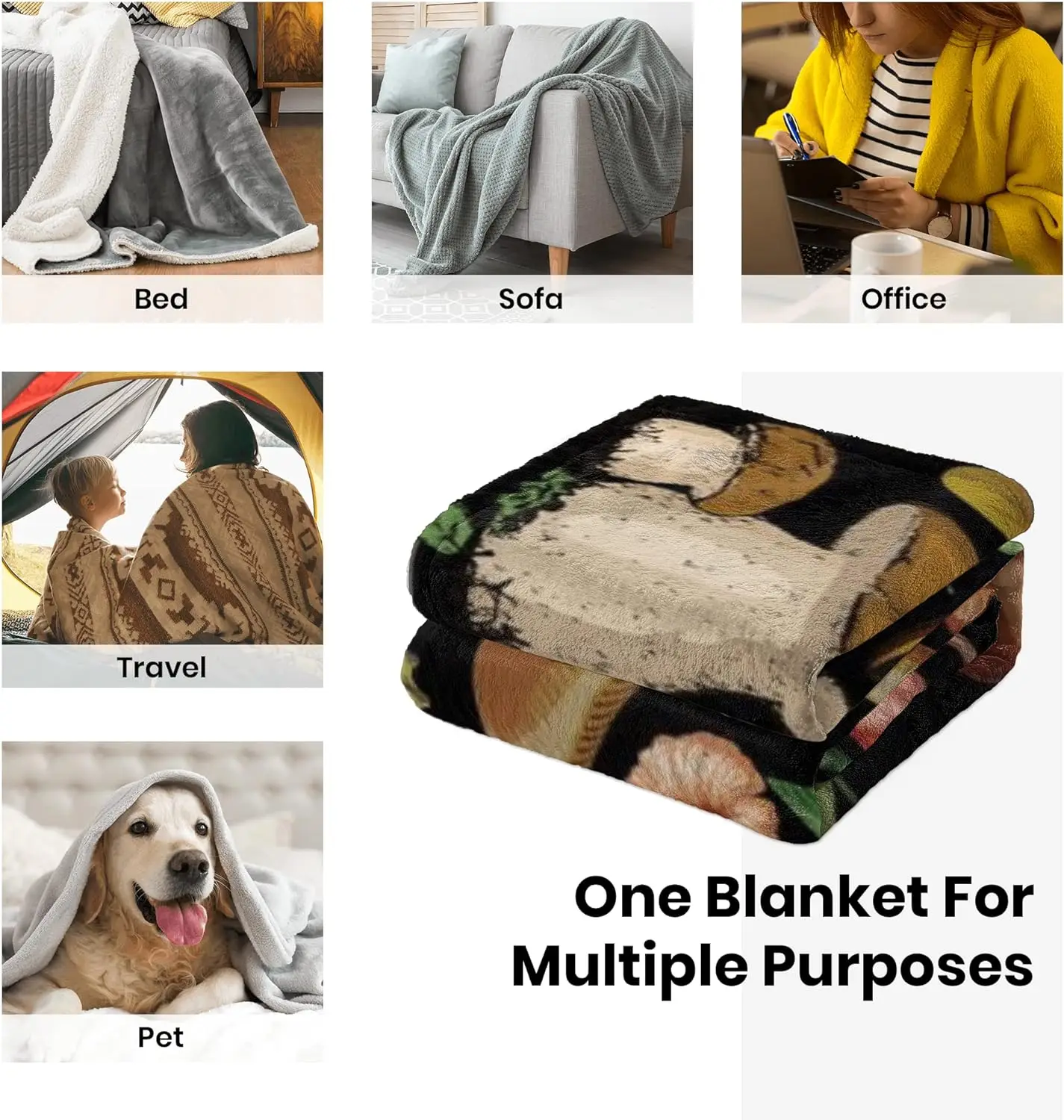 Фланелевое флисовое покрывало в виде грибов и лягушек легкий милый уютный