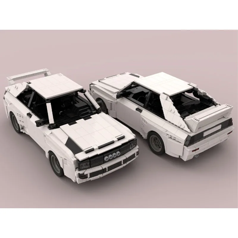 _ Красный Классический конструктор в сборе Supercar сращивающийся строительный блок