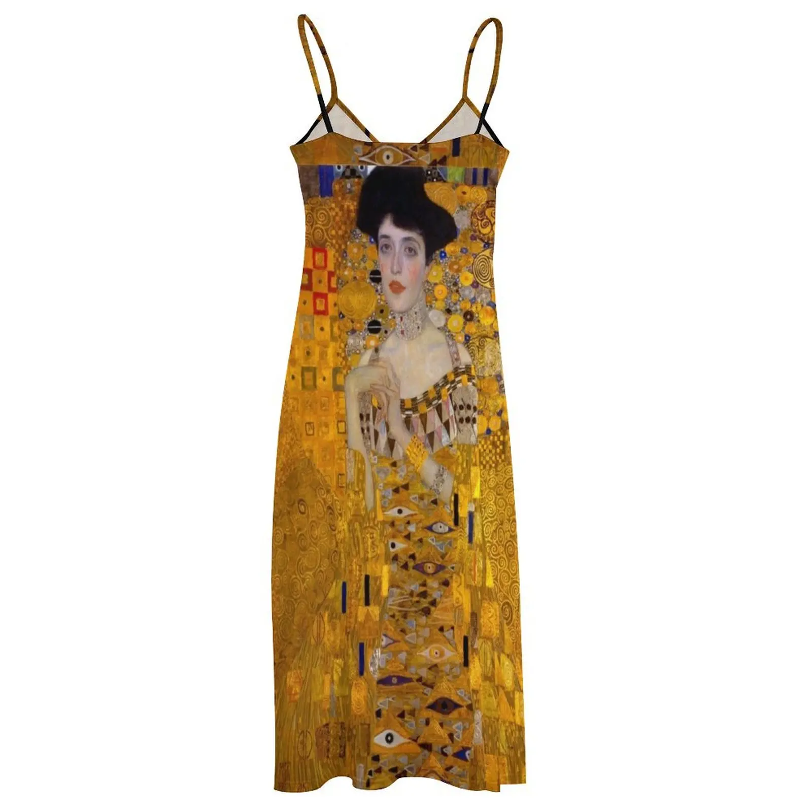 GUSTAV KLIMT — портрет Адель Bloch-Bauer I Original HD Gustav Klimt Платье без рукавов с художественным
