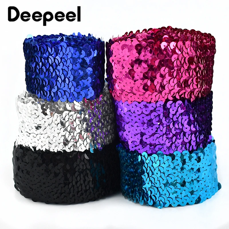 2/5/10 м 45 мм кружевная ткань с блестками эластичная лента резинки отделка