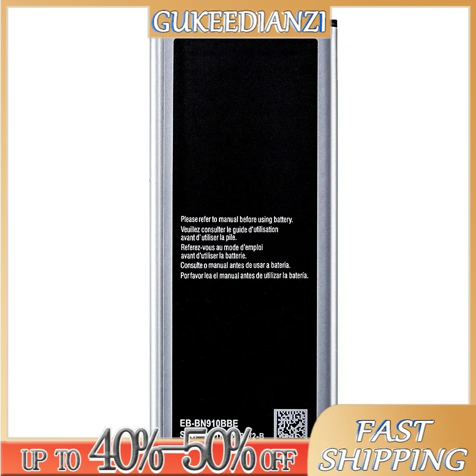 Сменный аккумулятор EB-BN910BBE для Samsung Galaxy ПРИМЕЧАНИЕ 4 SM SM-N910 N910A N910U N910F N910H N910V N910C 3220