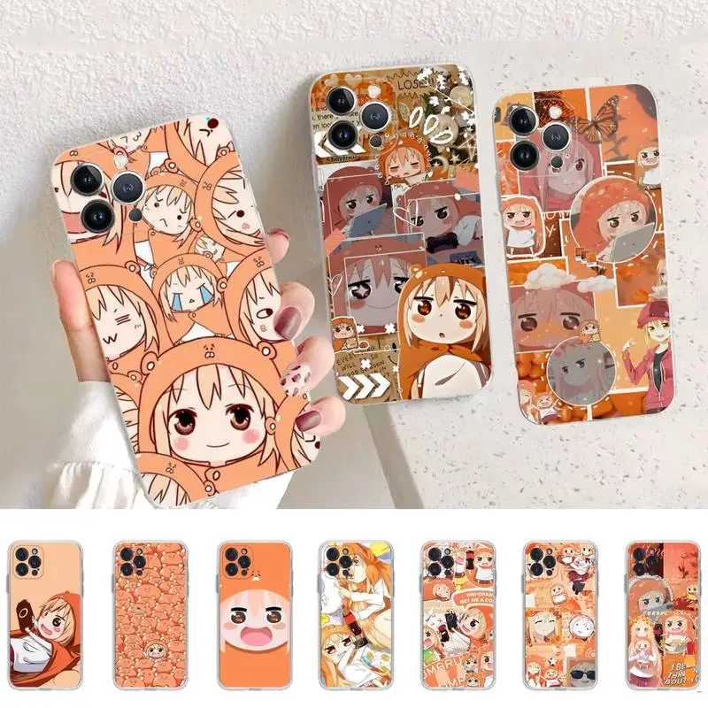 

Cute Umaru chan Doma Umaru Anime Phone Case for iPhone 8 7 6 6S Plus X SE 2020 XR XS 14 11 12 13 Mini Pro Max Mobile Case