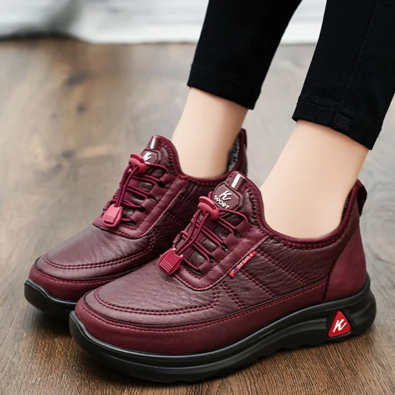 Зимние кожаные мужские ботинки на меху