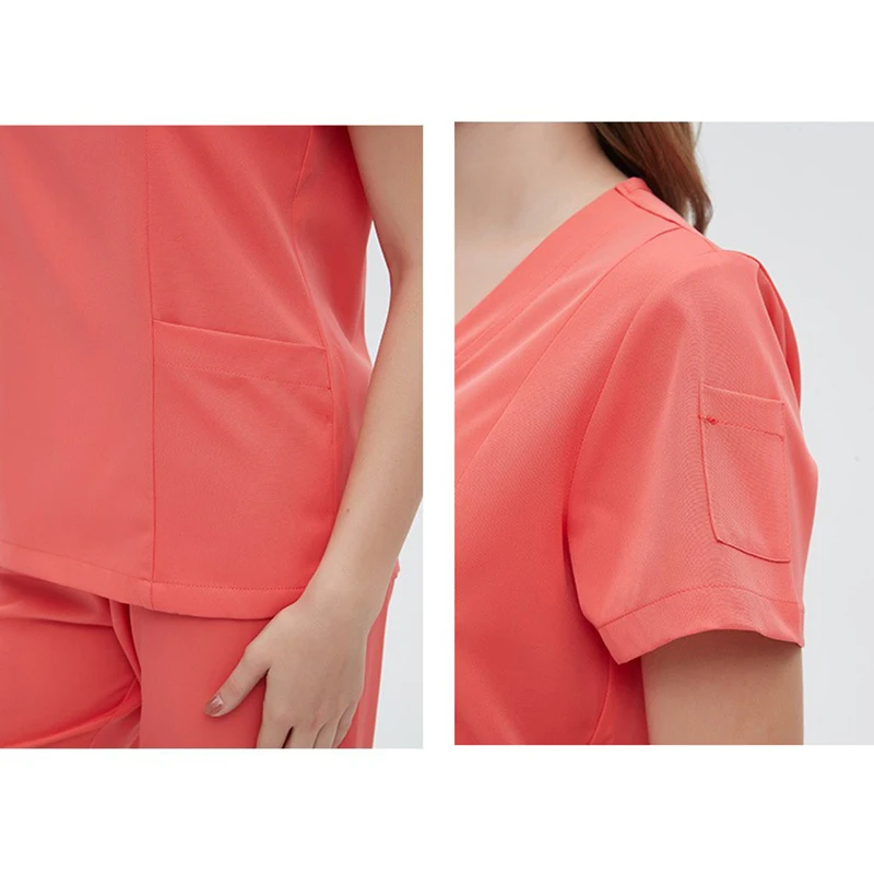 Драгоценный воротник медицинская форма однотонные наборы для стоматологических