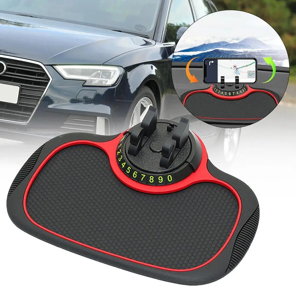 

Universal Car Silicone Phone Holder Smartphone Anti-Slip Mat Pad Dashboard Stand Mount for Phone GPS Bracket for iPhone Samsung