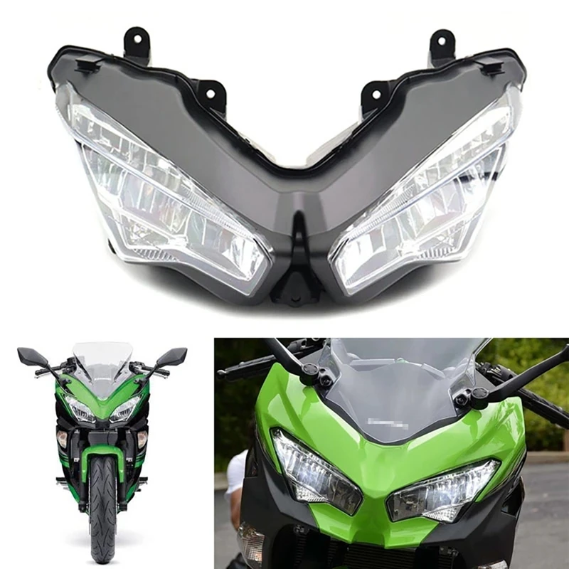 

Motorcycle Headlight Assembly for Kawasaki Ninjia 400 NINJA400 2018 2019 2020 2021 LED Headlight-Lamp 18120412
