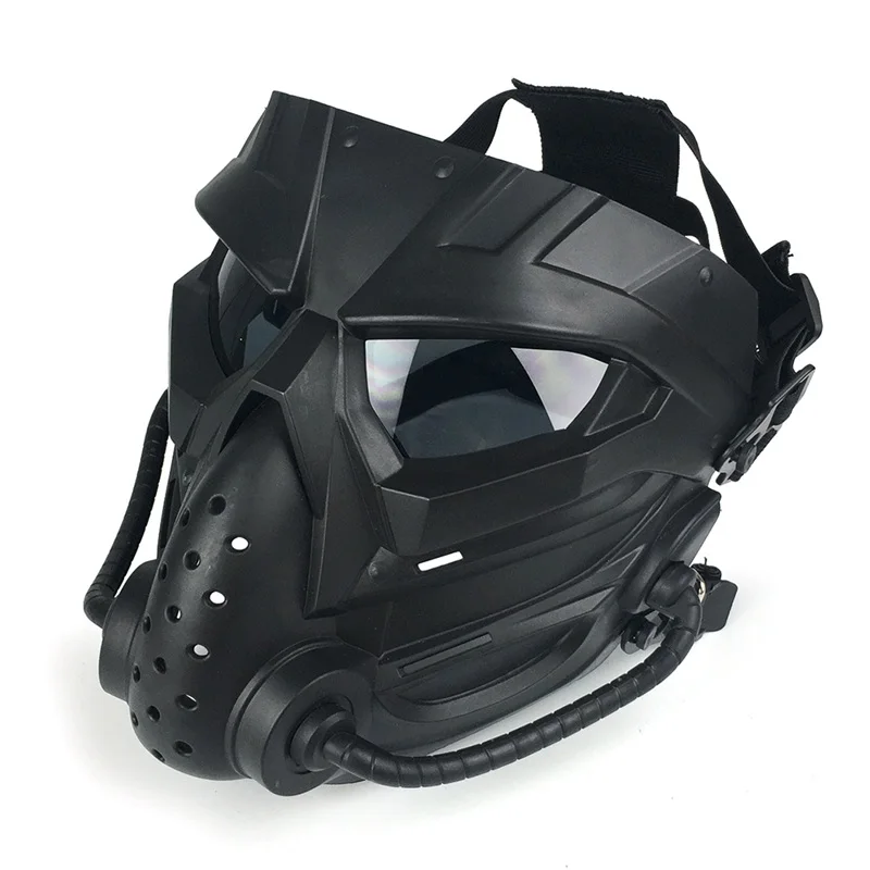 

(Tactical) Face Mask Scary Skull Shape Impact Resistant Headwear Protection Halloween Party Game Costumes Accessories