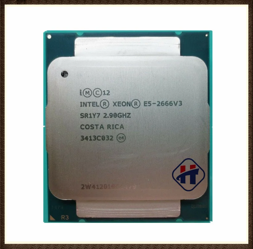 Procesador Xeon E5 2666 V3 SR1Y7 2,9 Ghz 10 Core 135W Socket LGA 2011-3 CPU E5 2666V3 Atermiter X99 DDR4 Motherboar kit xeon