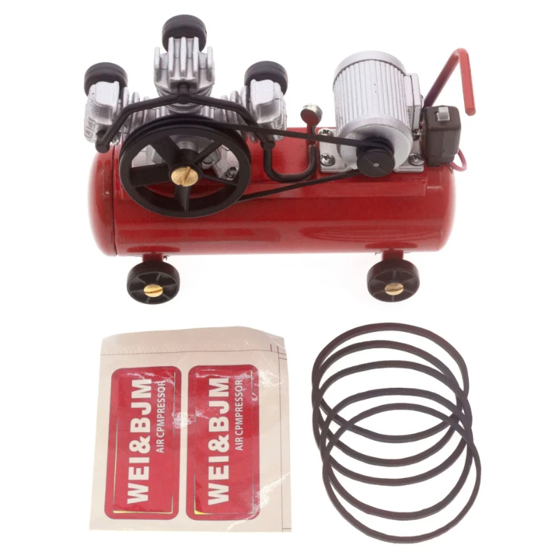 Inflatable Pump Decor For Wpl D12 Mn 1/10 1/12 1/16 Rc Car Military Truck Modification Diy Parts