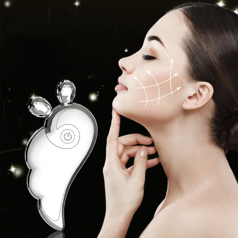 

V-Shaped Shaver Massage Scraping Tool Facial Lifting Firming Face-Lifting High-Frequency Micro-Vibration Care Tool