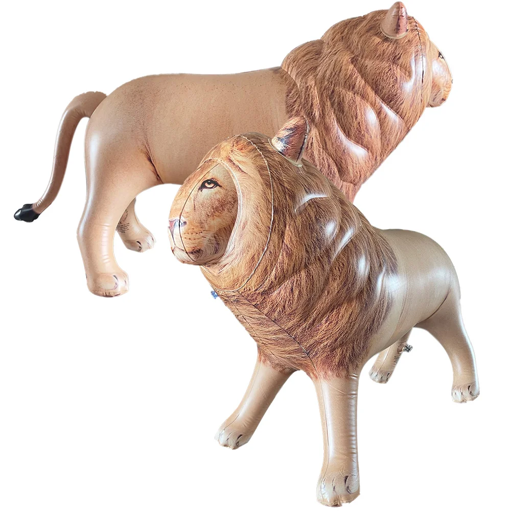 

Inflatable lion Toy Jungle Animals Little Lion King Balloon Child Kids Birthday Favors Gift Wedding Scene Layout Halloween Decor