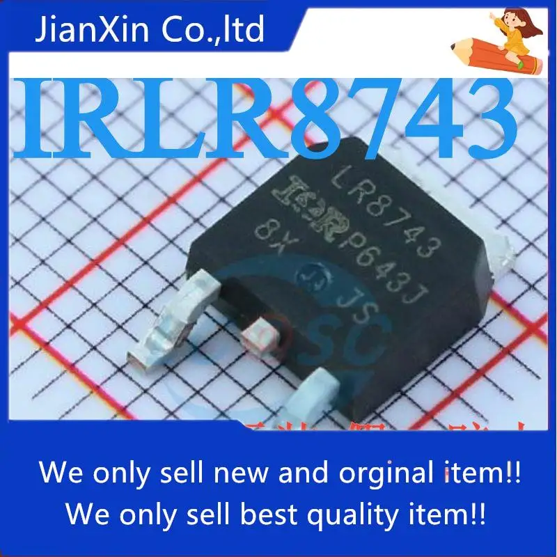 

20 orginal new IRLR8743TR LR8743 IRLR8743TRPBF