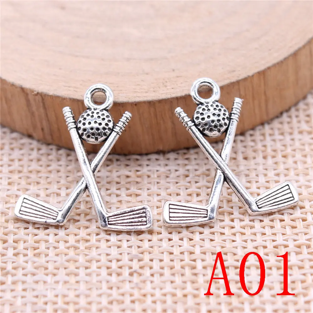 New Arrival Ice Hockey Golf Charms For Jewelry Making Gifts Women |