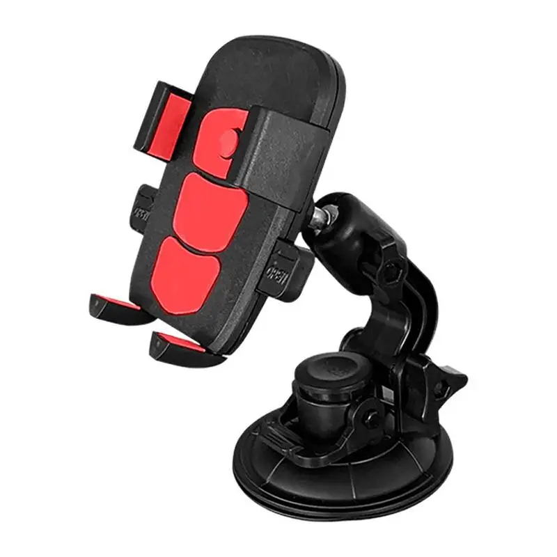 

Phone Mount For Car Adjustable Rotating Mobile Stand For Windshield Window Upgraded Sucker Car Mount Fits 4.7-7.2 Inch Phones