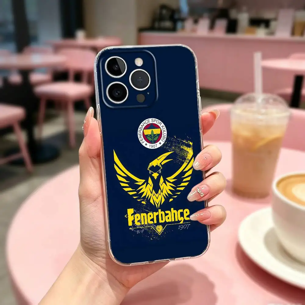 Фото Чехол для телефона 1970 T-Turkey F-Fenerbahce FC для iPhone 17, 16, 15, 14, 13, 12, 11 Plus, Pro Max, мягкий прозрачный чехол №1