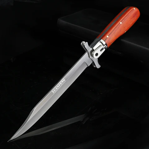 Уличный нож XUAN FENG с фиксированным лезвием, высокопрочный инструмент для джунглей, нож для выживания в дикой природе, кемпинга, охотничий нож для самообороны