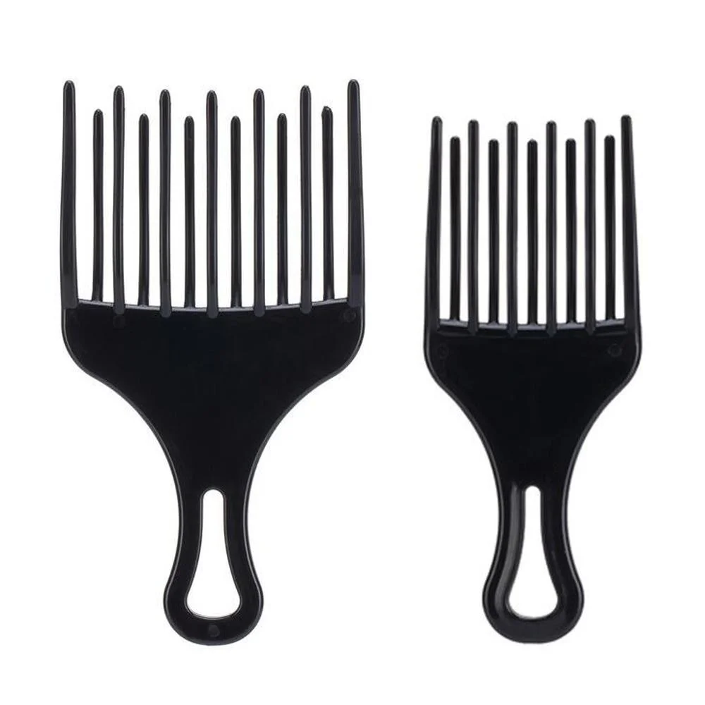 

Wide Teeth Hair Comb Hairdressing Fork Comb Insert Curly Hair Brush Detangling Hairbrush Gear Comb for Afro Hair Styling Tools