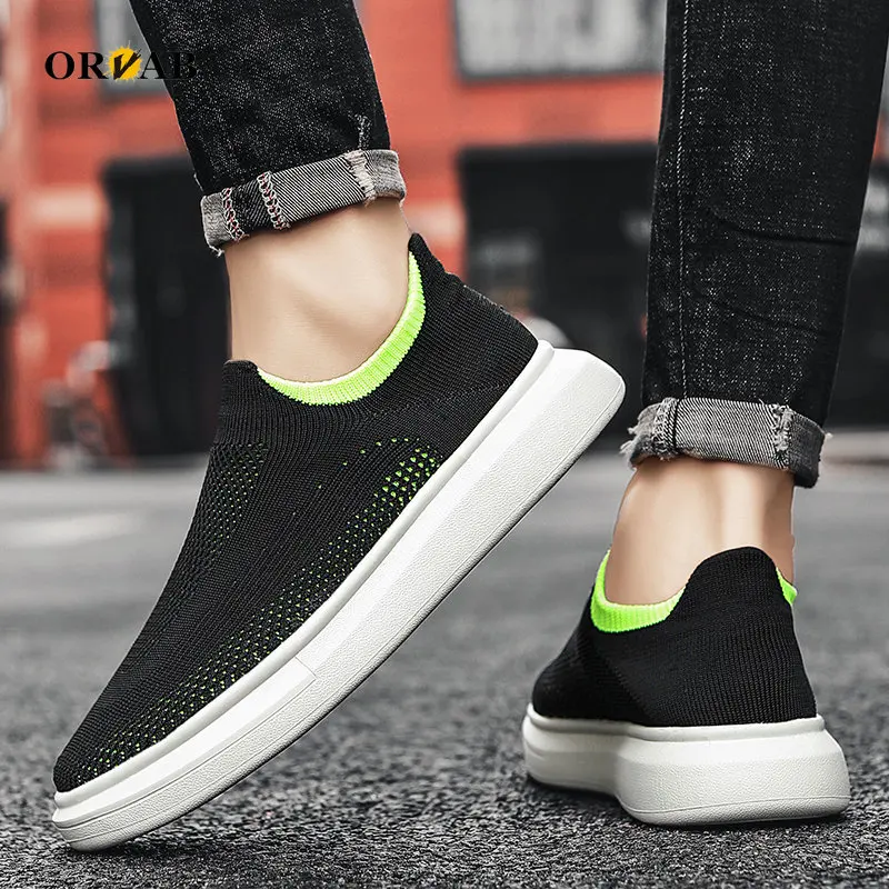 

Men Sneakers Tenis Masculino Slip-On Men Casual Shoes Flat Sock Shoes Zapatillas Mujer Chaussure Femme Female Shoes Basket Femme