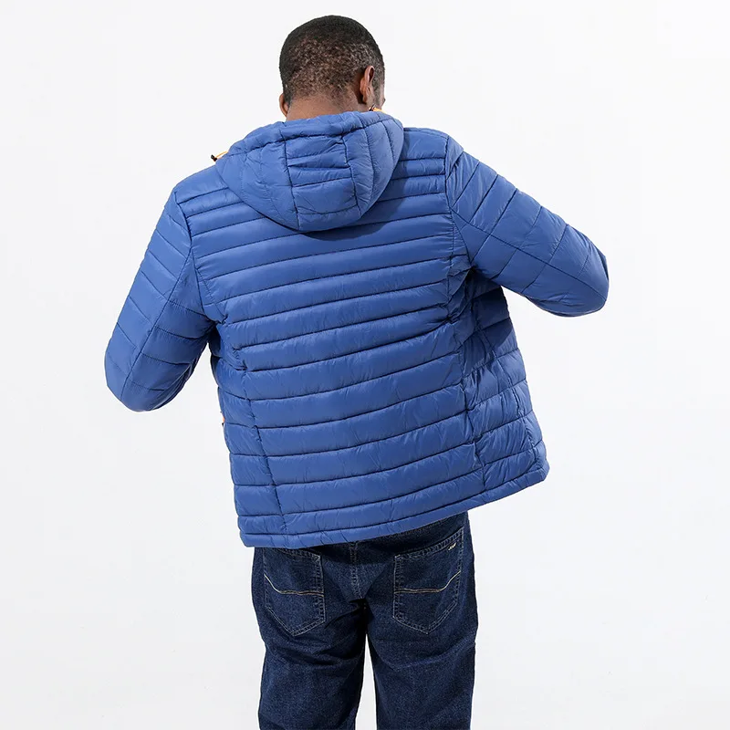 New Autumn/Winter Warm Waterproof Down Jackets Men Thick Hooded Parkas Men Fashion Casual Slim Jacket Cotton-Padded Clothes Coat