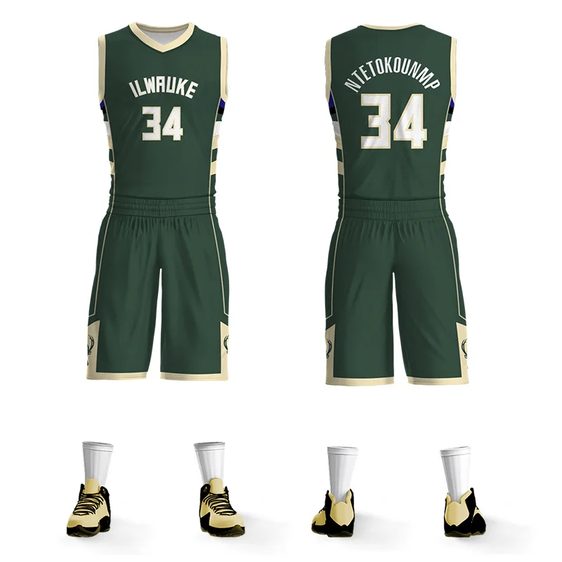 Full Sublimation Basketball Sets For Men Custom Name Number Logo Printed Jerseys Shorts Uniforms Quickly Dry Training Tracksuits