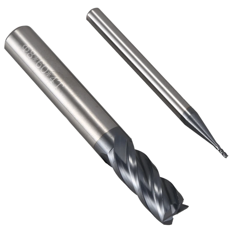 Акция! Набор концевых фрез с 4 канавками 7 шт. 50 градусов для ЧПУ