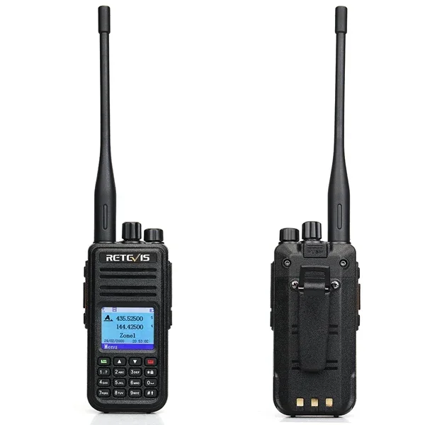 Двухдиапазонная цифровая рация DMR GPS-запись Retevis RT3S 2-часовой слот любительская